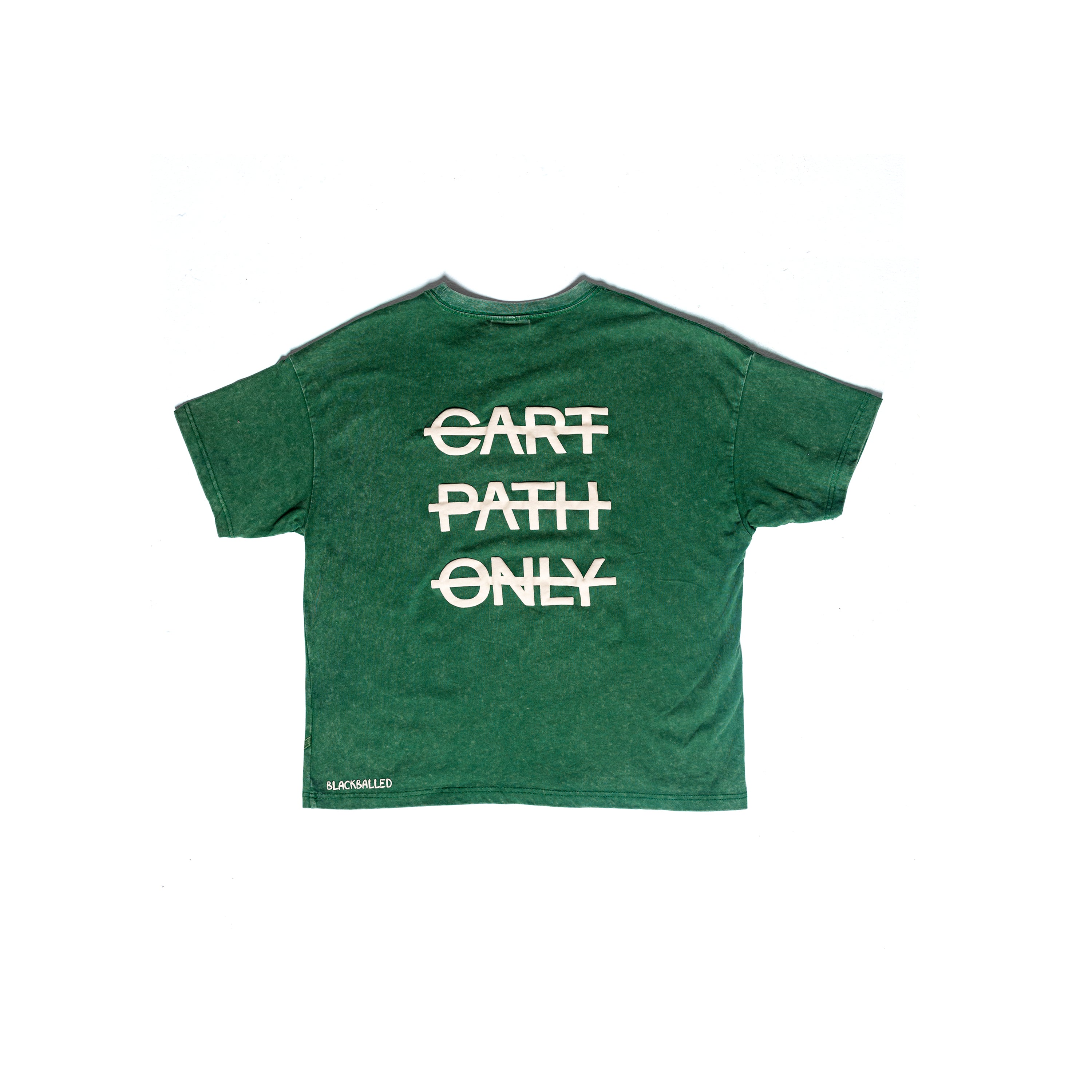 Cart Path Only Tee (Green) – Blackballed Golf