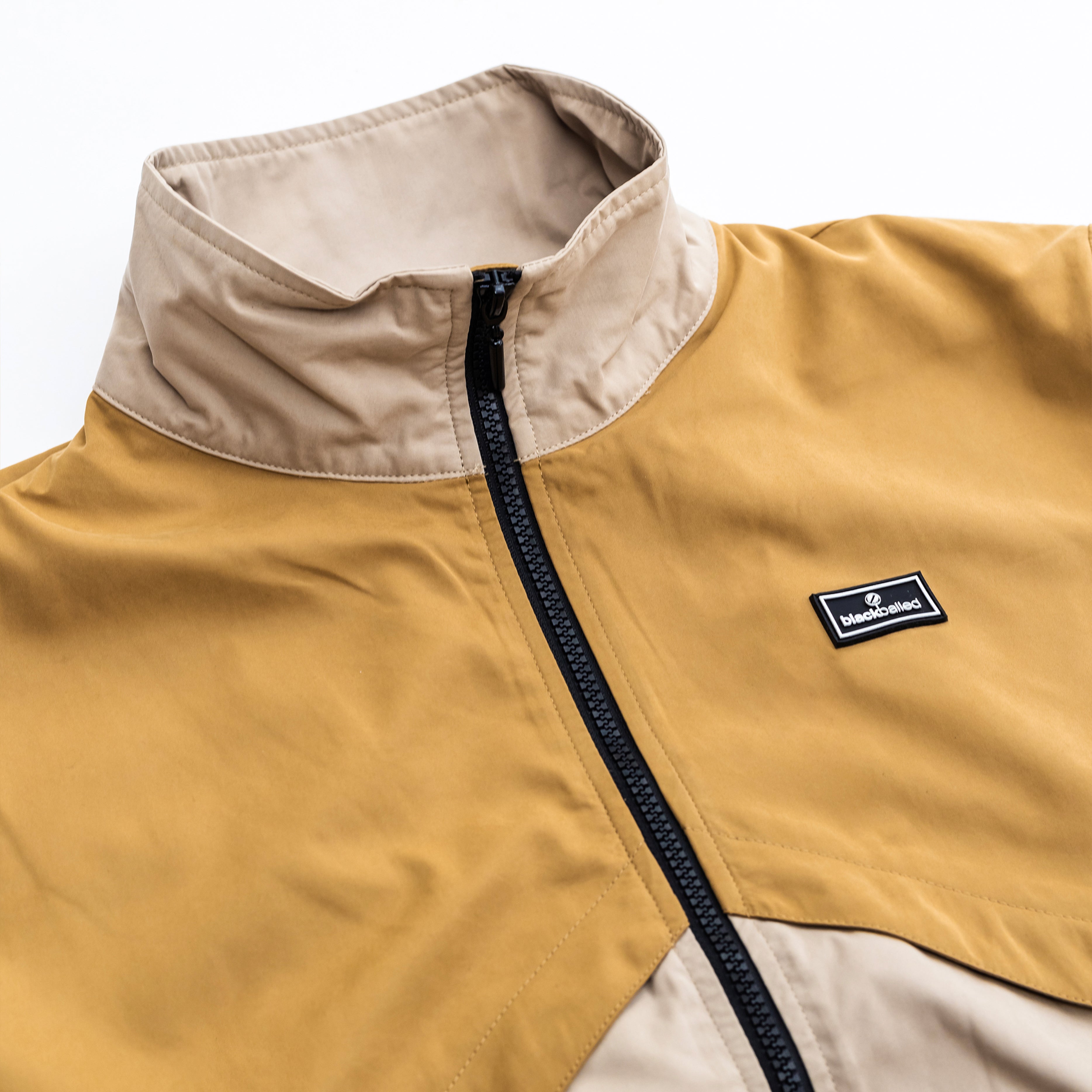 Two-Tone Chevron Jacket (Brown) – Blackballed Golf