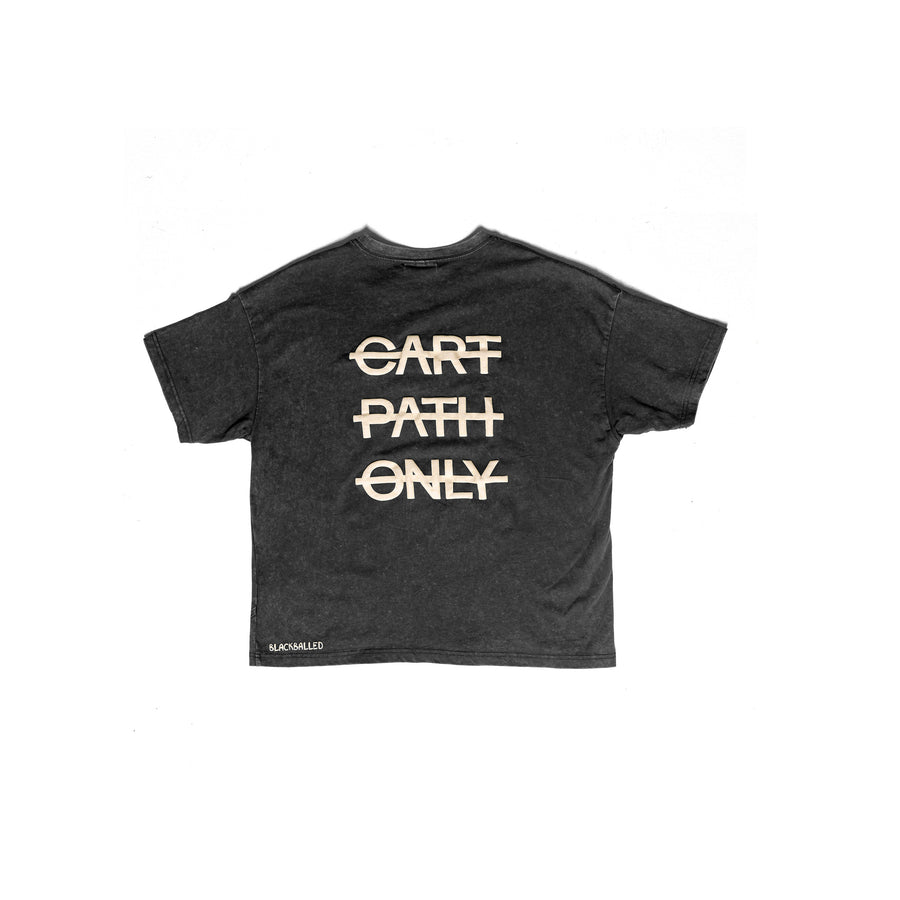 Cart Path Only Tee (Black)