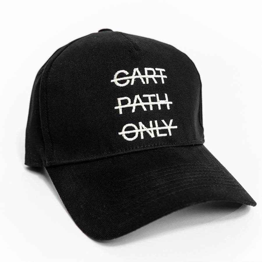 Cart Path Only Hat (Black)