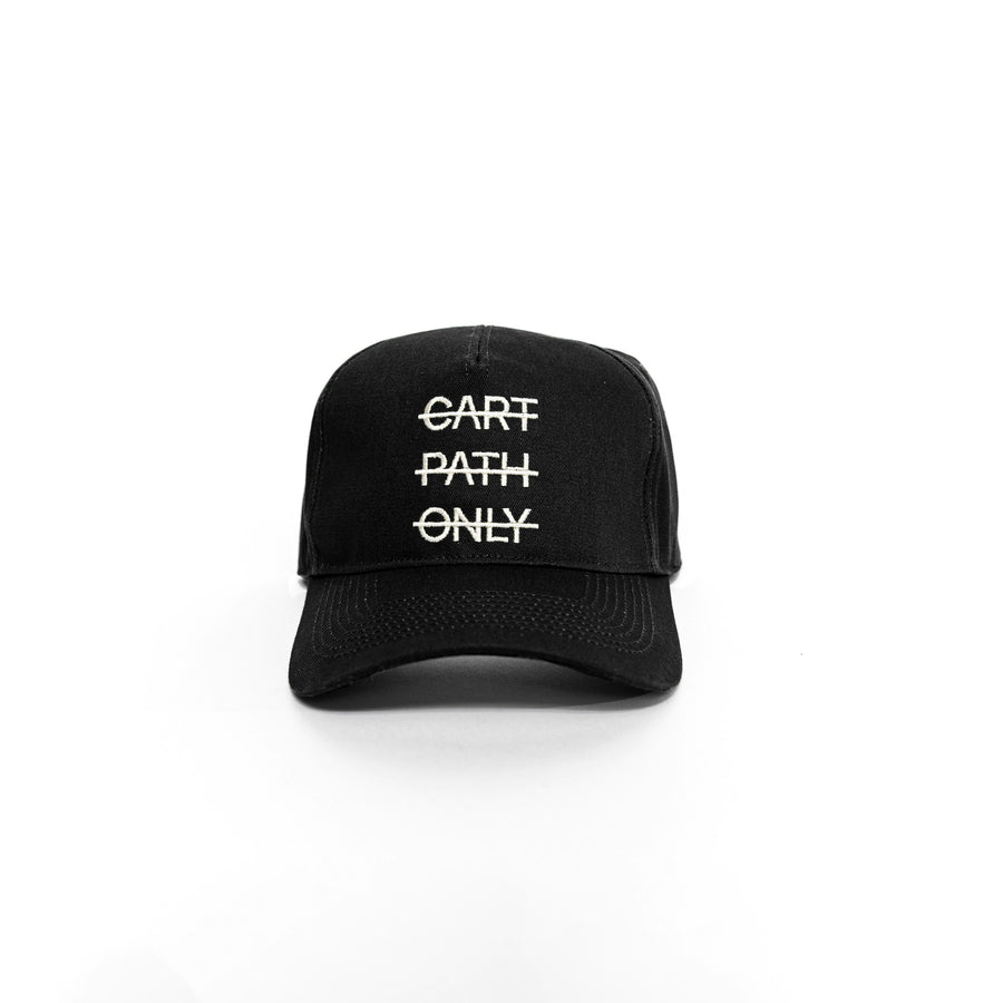 Cart Path Only Hat (Black)