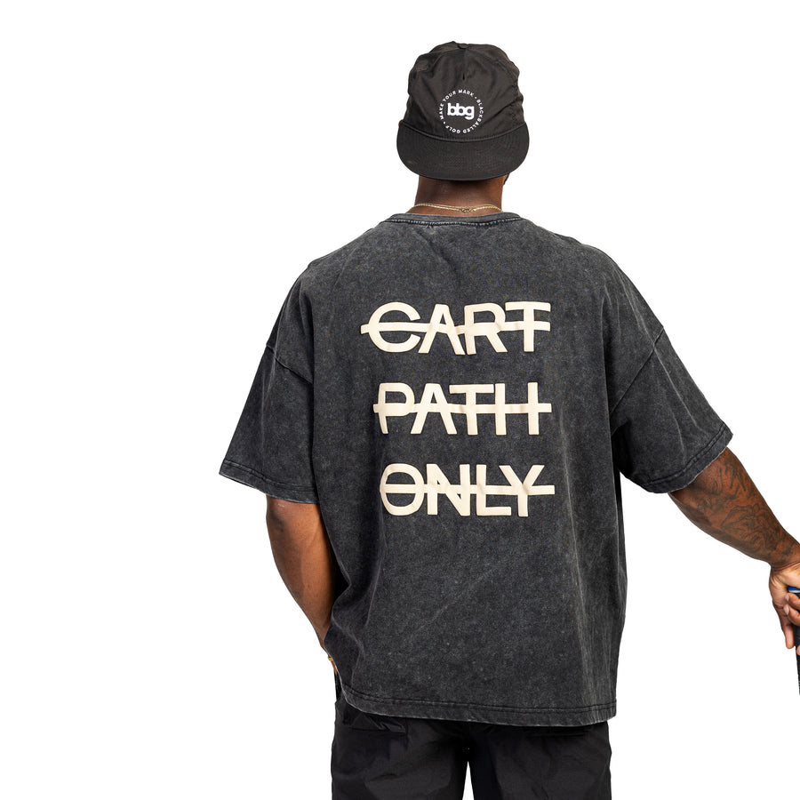 Cart Path Only Tee (Black)