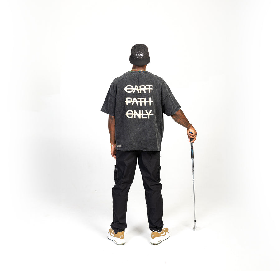 Cart Path Only Tee (Black)