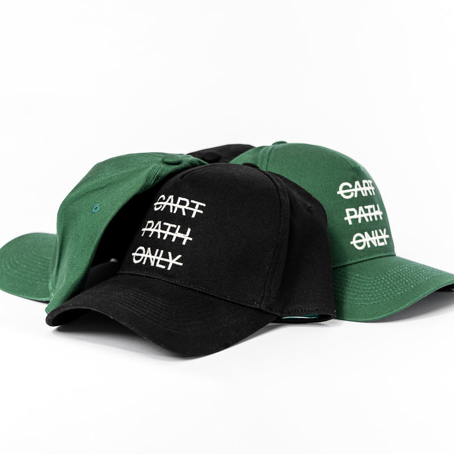 Cart Path Only Hat (Black)