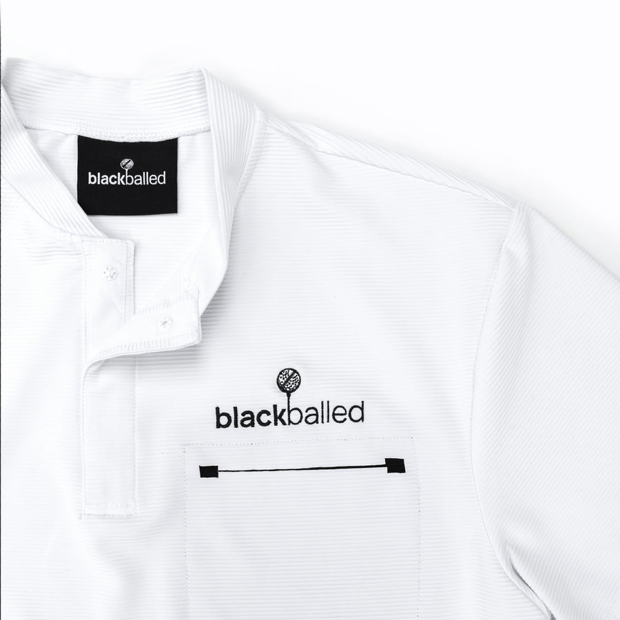 Blackballed Blade Polo (White)