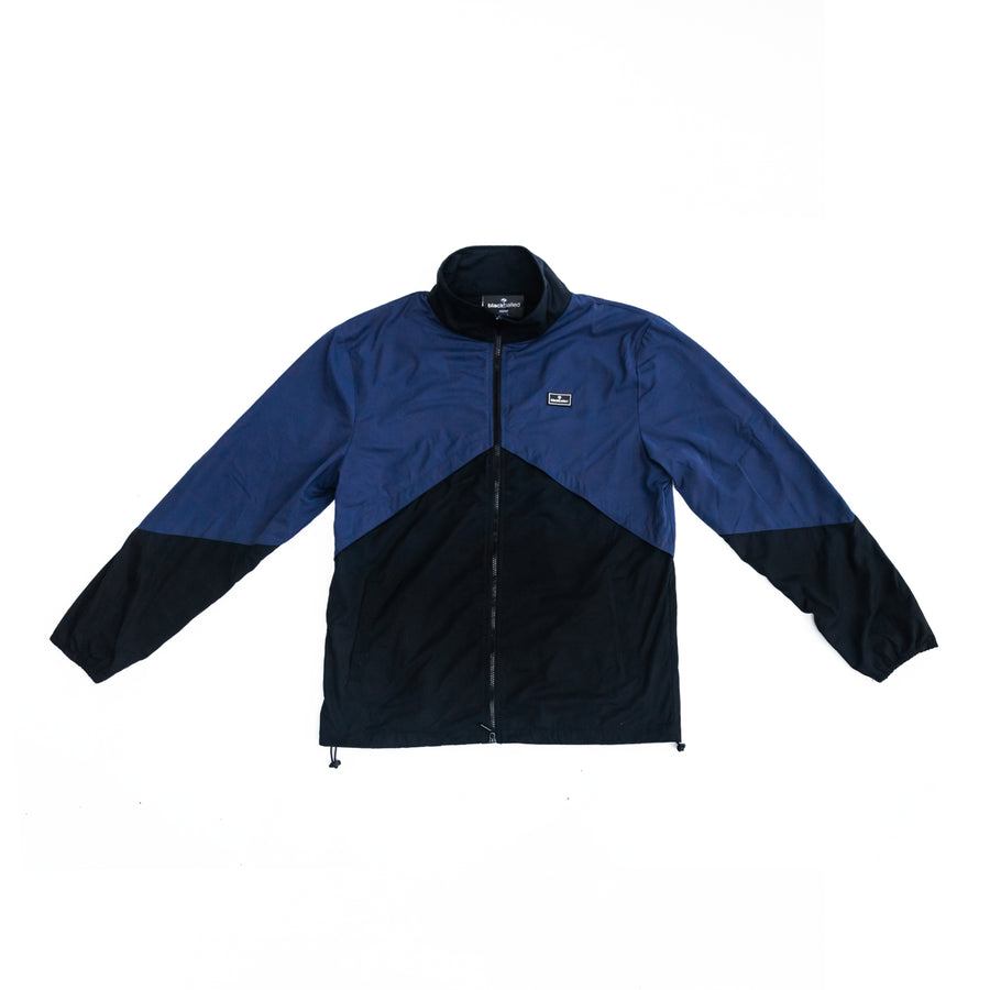 Two-Tone Chevron Jacket (Blue)